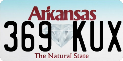AR license plate 369KUX