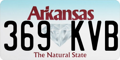 AR license plate 369KVB