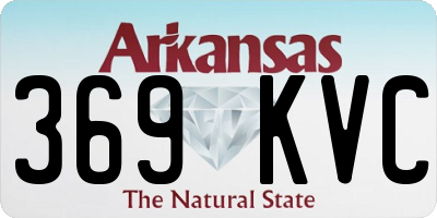 AR license plate 369KVC