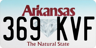 AR license plate 369KVF