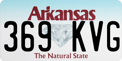 AR license plate 369KVG
