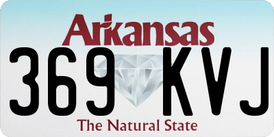 AR license plate 369KVJ