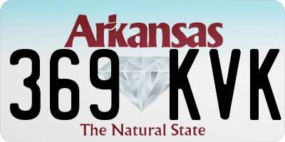 AR license plate 369KVK