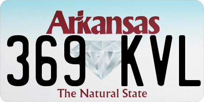 AR license plate 369KVL