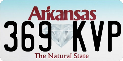 AR license plate 369KVP