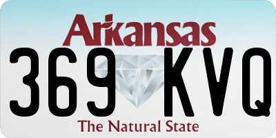 AR license plate 369KVQ