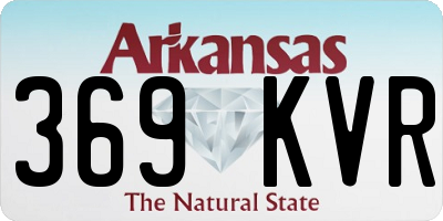 AR license plate 369KVR