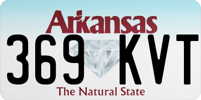 AR license plate 369KVT
