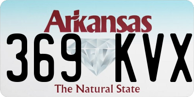 AR license plate 369KVX