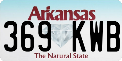 AR license plate 369KWB