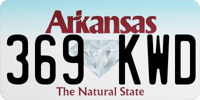 AR license plate 369KWD