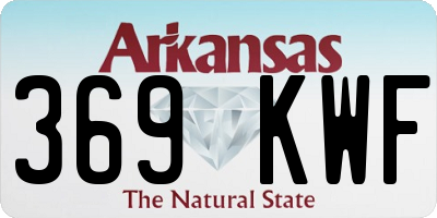 AR license plate 369KWF