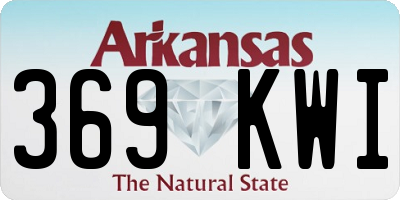 AR license plate 369KWI