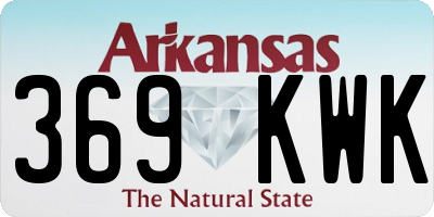 AR license plate 369KWK