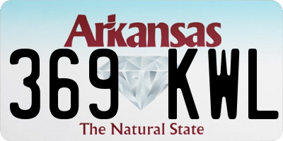 AR license plate 369KWL