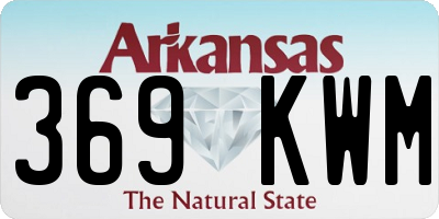 AR license plate 369KWM