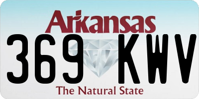 AR license plate 369KWV