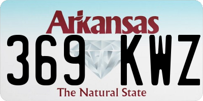 AR license plate 369KWZ