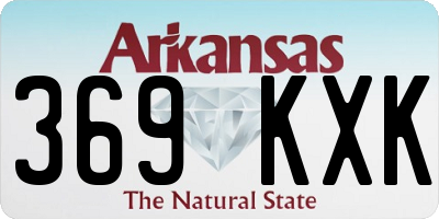 AR license plate 369KXK