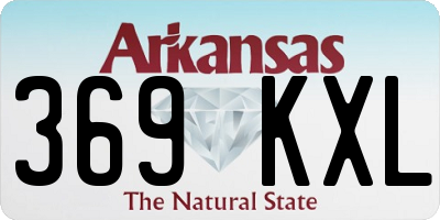 AR license plate 369KXL