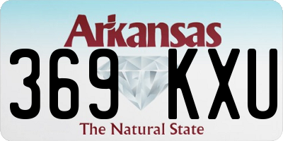AR license plate 369KXU