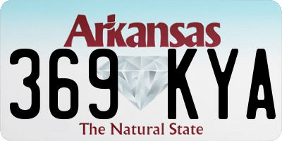 AR license plate 369KYA