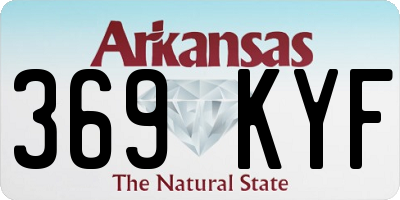 AR license plate 369KYF