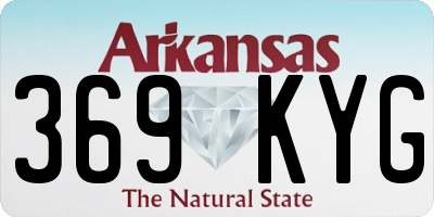 AR license plate 369KYG