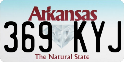 AR license plate 369KYJ