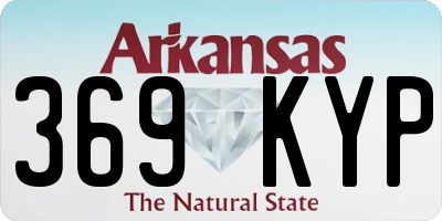 AR license plate 369KYP