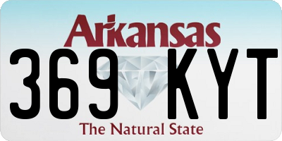 AR license plate 369KYT