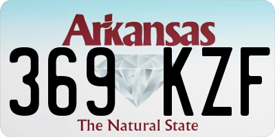 AR license plate 369KZF