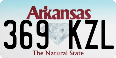 AR license plate 369KZL