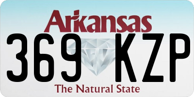 AR license plate 369KZP