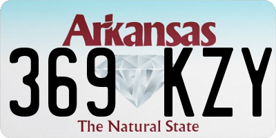AR license plate 369KZY