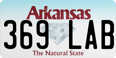 AR license plate 369LAB