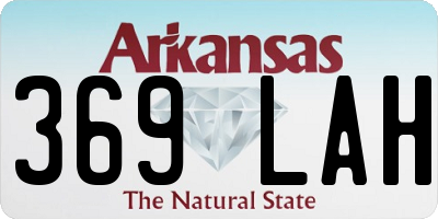 AR license plate 369LAH