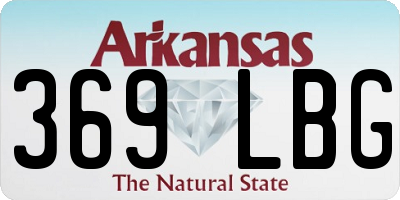 AR license plate 369LBG