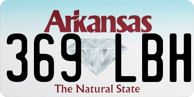 AR license plate 369LBH