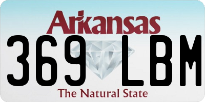 AR license plate 369LBM