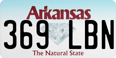 AR license plate 369LBN
