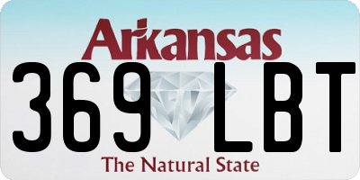AR license plate 369LBT