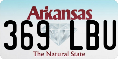 AR license plate 369LBU