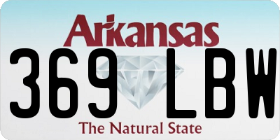 AR license plate 369LBW