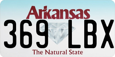 AR license plate 369LBX