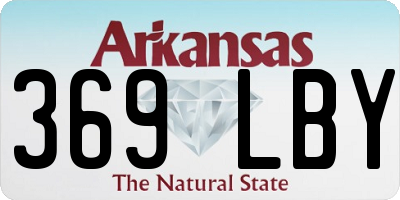 AR license plate 369LBY