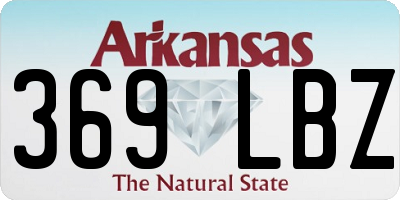 AR license plate 369LBZ