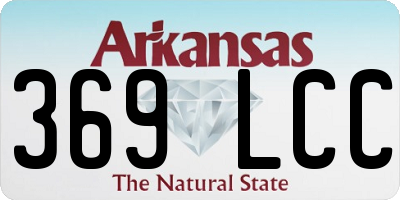 AR license plate 369LCC