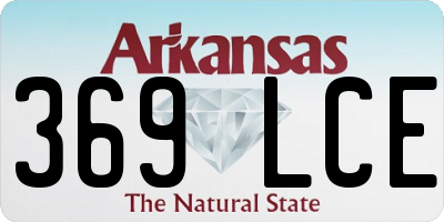 AR license plate 369LCE
