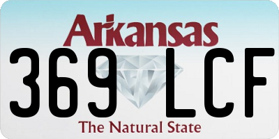 AR license plate 369LCF